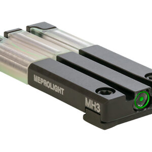 Meprolight USA 631053108 FT Bullseye Rear Sight  Green Tritium/Fiber Optic Glock MOS