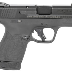 Smith & Wesson 13246 M&P Shield Plus Micro-Compact Frame 9mm Luger 13+1, 3.10" Black Armornite Stainless Steel Barrel & Serrated Slide, Matte Black Polymer Frame,  Thumb Safety