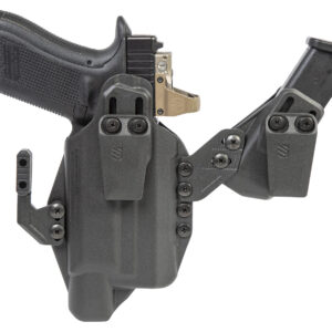 Blackhawk 416963BK Stache  IWB Size 63 Black Polymer Belt Clip Fits S&W M&P Shield w/Crimson Trace Laser Ambidextrous