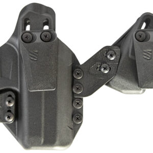 Blackhawk 416168BK Stache  IWB Size 68 Black Polymer Belt Clip Compatible w/Glock 43/ 43x/Springfield Hellcat Ambidextrous