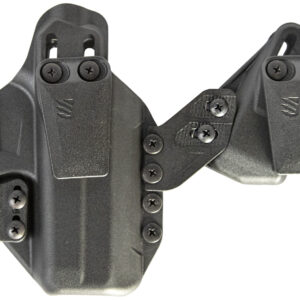 Blackhawk 416142BK Stache  IWB Size 42 Black Polymer Belt Clip Fits Colt Commander Ambidextrous