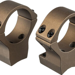 Talley HC750735 Scope Mount/Ring Combo  Burnt Bronze Aluminum 30mm Tube X-Bolt High Rings Short/Long Action 0 MOA