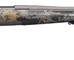 Browning 035540288 X-Bolt Mountain Pro 28 Nosler 3+1 26" MB Fluted Tungsten Gray Cerakote Accent Graphic Black Carbon Fiber Stock Right Hand (Full Size)
