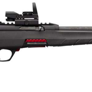Winchester Repeating Arms 521104102 Wildcat Combo Full Size 22 LR 10+1 18" Matte Blued Sporter Barrel, Picatinny Rail Matte Black Polymer Receiver, Gray Synthetic Stock, Reflex Red Dot, Ambidextrous