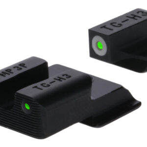 TruGlo TGTG231MP4W Tritium Pro  Black | Green Tritium White Outline Front Sight Green Tritium Rear Sight