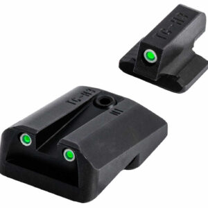 TruGlo TGTG231N2 Tritium  Black | Green Tritium Front Sight Green Tritium Rear Sight