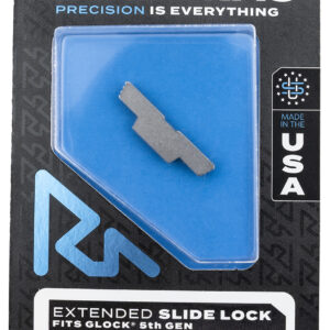 Rival Arms RARA80G002D Slide Lock  Extended Polished Stainless for Glock 34/17/19 Gen5