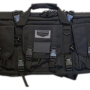 Birchwood Casey RBG36 Single Gun Case  36" Black 600D Polyester w/ Padded Straps/3 Large Storage Pockets & Dual Zippered Storage
