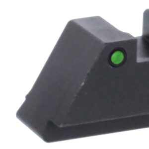 AmeriGlo GL252 Optic Compatible Sight Set for Glock  XL Tall Green Tritium LumiGreen Outline Front Sight-Green Tritium Black Outline Rear Sight