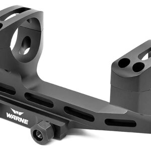 Warne SHXSKEL34TW X-SKEL Scope Mount/Ring Combo Black Anodized 34mm