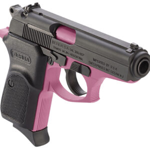 Bersa T380PNK8 Thunder  Micro-Compact Frame 380 ACP 8+1 3.50" Pink Cerakote Steel Barrel, Matte Black Serrated Steel Slide, Pink Cerakote Aluminum Frame