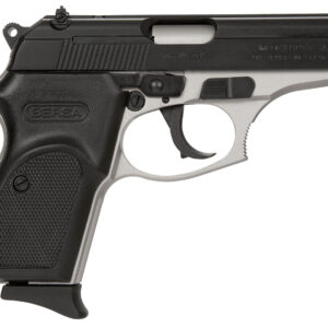 Bersa T380DT8 Thunder  Micro-Compact Frame 380 ACP 8+1, 3.50" Steel Barrel, Matte Black Serrated Steel Slide, Satin Nickel Aluminum Frame