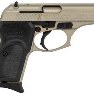 Bersa T380NKL8 Thunder  Micro-Compact Frame 380 ACP 8+1, 3.50" Satin Nickel Steel Barrel, Serrated Steel Slide & Aluminum Frame