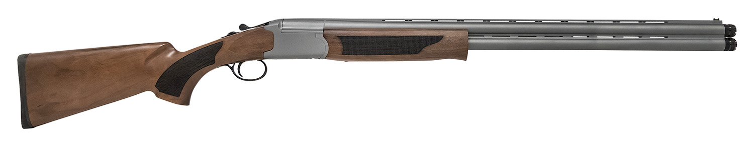 Pointer KAR1228GRY Acrius 12 Gauge with 28" Black O/U Barrel, 3" Chamber, 2rd Capacity, Gray Cerakote Metal Finish & Turkish Walnut Stock Right Hand (Full Size)