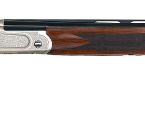 Mossberg 75480 Gold Reserve  Full Size 410 Bore Break Open 3" 2rd 26" Blue Polished Vent Rib Barrel, Silver Polished Engraved Stainless Steel Receiver, Black Grade A Walnut Fixed Stock, Right Hand