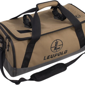 Leupold 182402 Optics Go Gear  Tan/Black Nylon Duffle Bag 21" Long