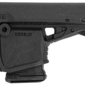 FAB Defense FXGLCOREMAGB GL-Core Survival Buttstock w/Rubber Butt Pad & Built-In Mag Carrier for AR-Platform Compatible w/Mil-Spec & Commercial Tubes Black Polymer (Tube NOT Included)