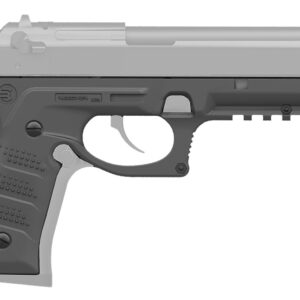 Recover Tactical BC2-04 Grip & Rail System  Gray Polymer Picatinny  for Most Beretta 92 & M9 Models
