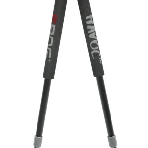 Bog-Pod 1100478 Havoc  Bipod, Black Finished Aluminum with Foam Grip, Rubber Feet, 360 Degree Pan & 21-50" Vertical Adjustment