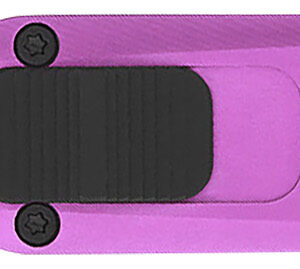 CobraTec Knives CALI929TBPURTNS California 929TB 1.75" OTF Tanto Plain Stonewashed D2 Steel Blade/ Purple Anodized Aluminum Handle Includes Pocket Clip/Pouch