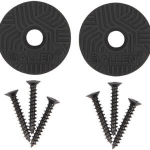 Allen 5649 Disc Gun & Tool Magnet Set Black Metal Screw On 2 pk