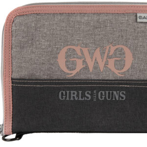 Girls With Guns 9072 Roses Are Gold  Gray w/Rose Gold Accents Polyester Holds Handgun