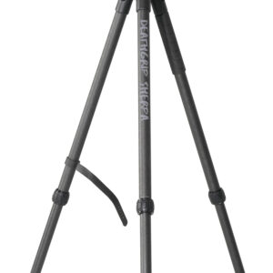 Bog-Pod 1168229 DeathGrip Sherpa Tripod with Removable Center Post Black/Carbon Fiber Legs Rubber with Removeable Spike