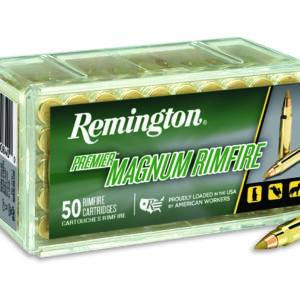 Remington Ammunition 20023 Magnum Rimfire  17HMR 17gr Jacketed Hollow Point 50 Per Box/40 Case