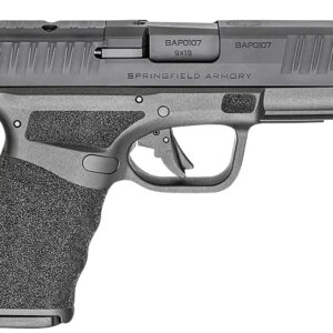Springfield Armory HCP9379BOSP Hellcat Pro OSP 9mm Luger 15+1 3.70" Black Melonite Optic Ready/Serrated Slide, Black Polymer Frame w/Picatinny Rail, Black Polymer w/Adaptive Texture Grips Right Hand