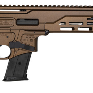 Diamondback DB1614L071 DBX  5.7x28mm 20+1 8" Stainless Threaded Barrel, M-LOK Handguard, Midnight Bronze Cerakote Aluminum Picatinny Rail Receiver, Black Magpul K Grip