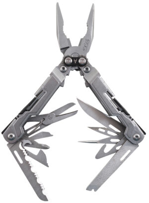 S.O.G SOG-PP1001-CP PowerPint Stonewashed Stainless Steel 5Cr15MoV Stainless Steel Long Features 18 Tools