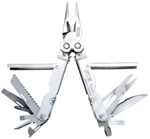 S.O.G SOG-S60N-CP PowerLock Polished 420 Stainless Steel 7" Long Includes Sheath