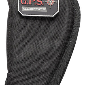 GPS Bags 1004CPCB Discreet Case  w/ Black Finish w/ Lockable Zipper for 4" or Less Barrel Handgun