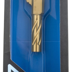 Rival Arms RARA20H101E Precision V1 Match Grade Spiral Fluted Threaded Gold PVD Stainless Steel, Fits Springfield Hellcat