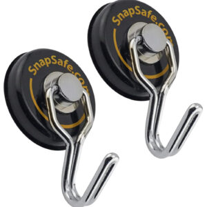 SnapSafe 75914 Swivel Hooks Magnetic 1" 2 Per Pkg