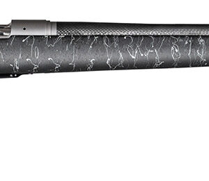 Christensen Arms CA10299414411 Ridgeline  308 Win 4+1 24" Carbon Fiber/Threaded Barrel, Tungsten Gray Cerakote, Black with Gray Webbing Stock