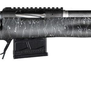 Christensen Arms CA10271488481 BA Tactical Long Range 308 Win 4+1 16" Carbon Fiber Barrel, Black Nitride Finish, Black with Gray Webbing Stock