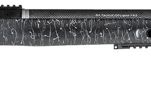 Christensen Arms 800400300 BA Tactical Long Range 338 Lapua Mag 3+1 27" Carbon Fiber Barrel, Black Nitride Finish, Black with Gray Webbing Stock