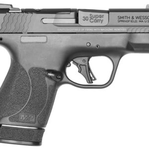 Smith & Wesson 13473 M&P Shield Plus Optic Ready 30 Super Carry 3.10" Barrel 13+1 Or 16+1, Black Polymer Frame & Grip, Optic Cut Armornite Stainless Steel Slide, Tritium Night Sights, Manual Safety