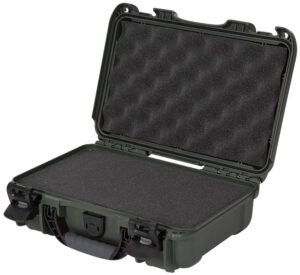 Nanuk 9091006 909 Waterproof & Airline Approved Olive Resin w/ Cubed Foam 11.44" L x 7" W x 3.68" H Interior Dimensions