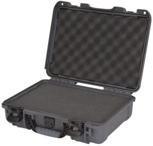 Nanuk 9101007 910 Waterproof Graphite Resin w/ Foam Padding&Airline Approved