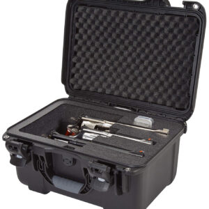 Nanuk 918REV01 918 3 Up Revolver Case Black Polymer w/ Foam Padding & Latches 14.90" L x 9.80" W x 8.60" H Interior Dimensions