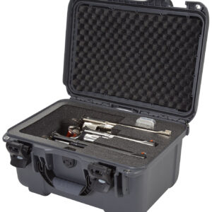Nanuk 918REV07 918 3 Up Revolver Case Graphite Polymer w/ Foam Padding & Latches 14.90" L x 9.80" W x 8.60" H Interior Dimensions