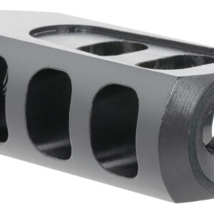 TacFire  Tanker Muzzle Brake  Black Oxide Steel with 1/2"-28 tpi Threads 2.76" OAL 1.37" Diameter for 5.56x45mm NATO