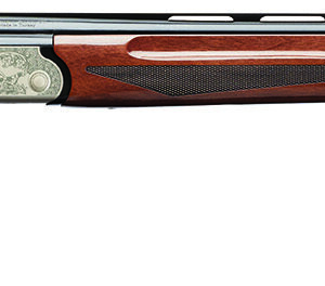 Charles Daly 930331 202A  Compact 20 Gauge Break Open 3" 2rd 26" Blued Over/Under Vent Rib Barrel, Engraved Silver Aluminum Receiver, Fixed Walnut Stock, Right Hand