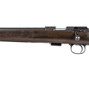 CZ-USA 02392 CZ 457 Varmint Full Size 22 LR 5+1 20.50" Black Nitride Heavy Barrel Black Nitride Steel Receiver Turkish Walnut Fixed Varmint-Style Stock Left Hand
