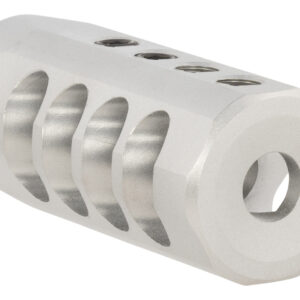 Christensen Arms 8100001701 Side-Baffle  Natural Titanium, 5/8"-24 tpi Threads, 30 Cal (.920" D Bull barrel)