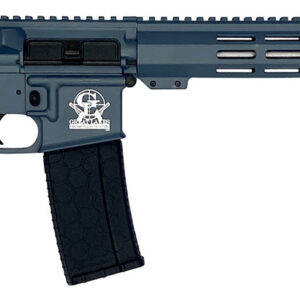 Great Lakes Firearms GL15223SSBLU AR-15  223 Wylde 30+1 16" Stainless Barrel, Blue Titanium Cerakote Receiver, Full Picatinny Rail,  Black Collapsible Stock, Polymer Grip