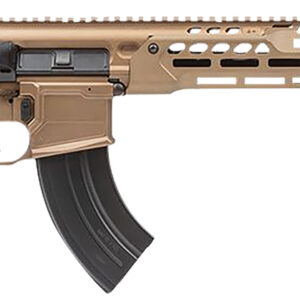 Sig Sauer RMCX762R16BLT MCX Spear LT 7.62x39mm 16" 28+1, Coyote, OEM Grip/Folding Stock, Rocksett Sig QD Suppressor Ready Flash Hider, Adj. Gas Block