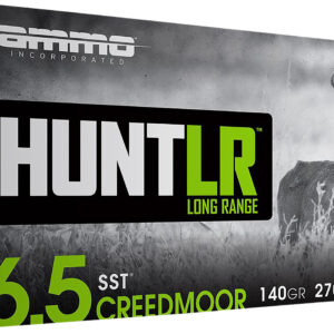 Ammo Inc 65CM140SSTA20 Hunt Long Range 6.5Creedmoor 140gr Super Shock Tip 20 Per Box/10 Case